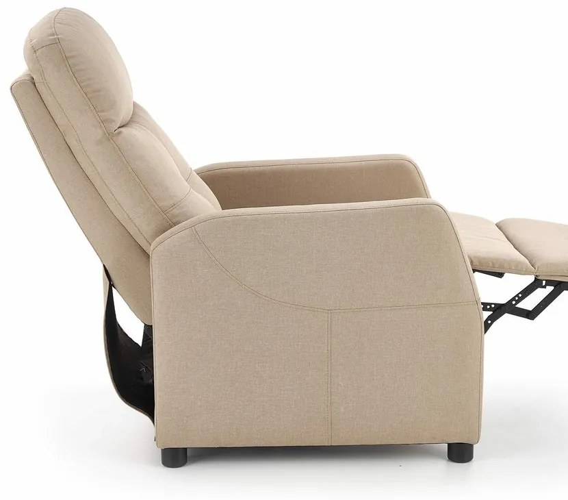 Rozkladacie relaxačné kreslo Lope tmavošedé