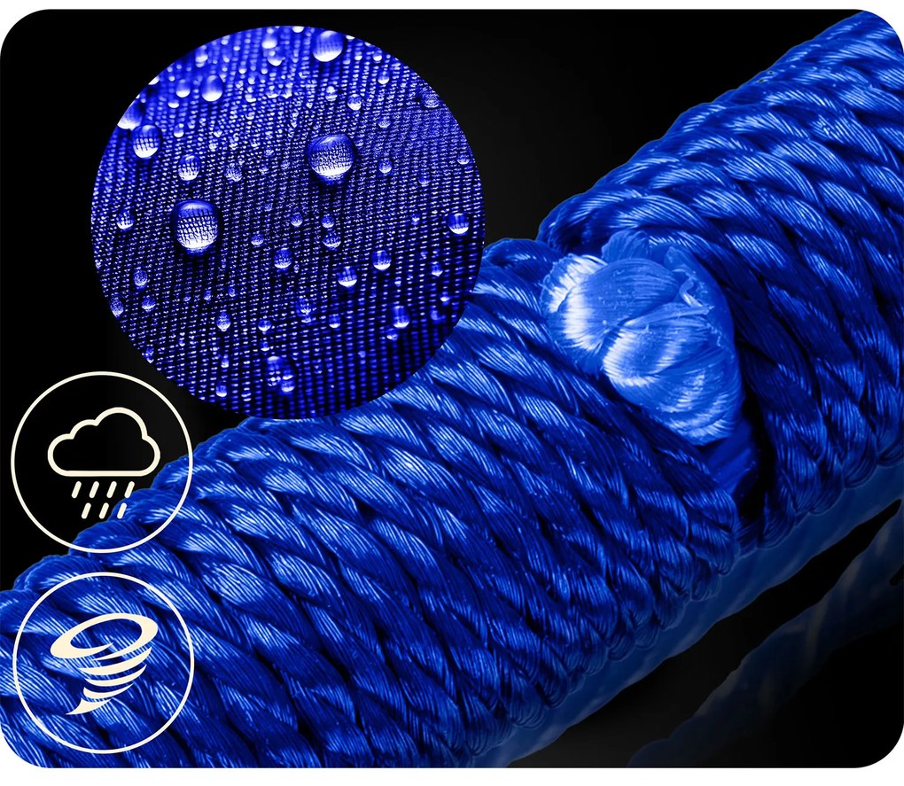 Neo-Sport SWINGO 95 cm modro-červená hojdačka bocianie hniezdo
