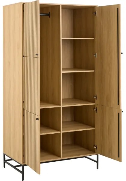 Šatníková skriňa OLIVIA 99×200 cm dub