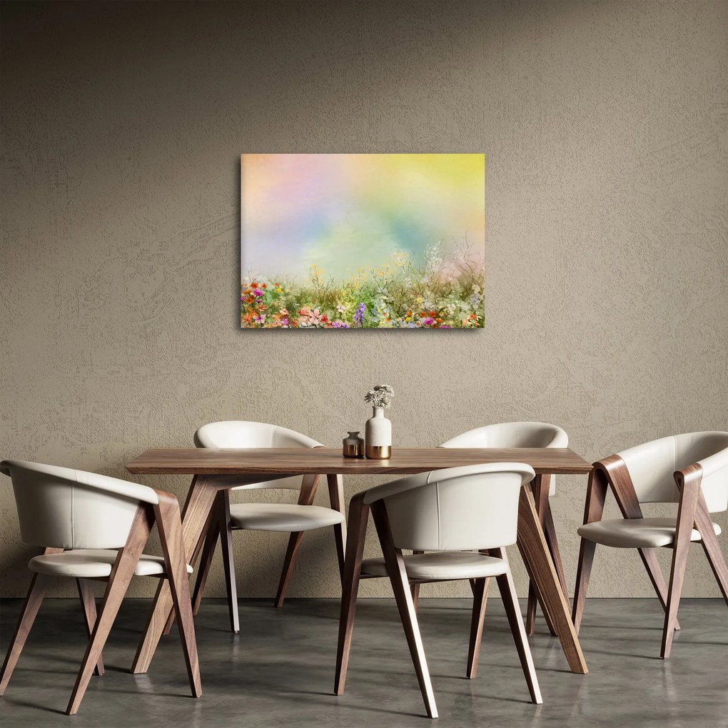 Obraz - Maľovaná lúka 2 (70x50 cm)