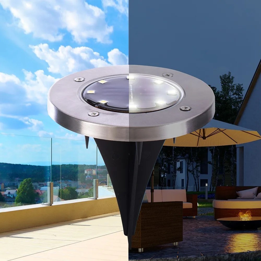 Záhradné solárne lampy SOLUX 4 ks