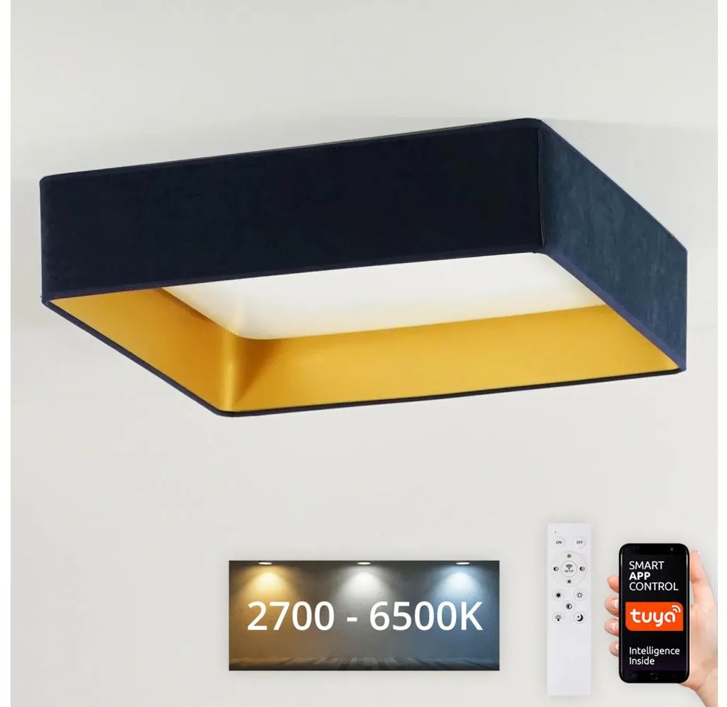 Brilagi-LED Stmievateľné svietidlo VELVET SQUARE LED/36W/230V Wi-Fi Tuya+DO tm. mod