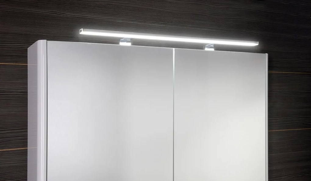 Sapho Sapho, LUCIE galérka s LED osvetlením, 106x70x17cm, biela, LU105-0030