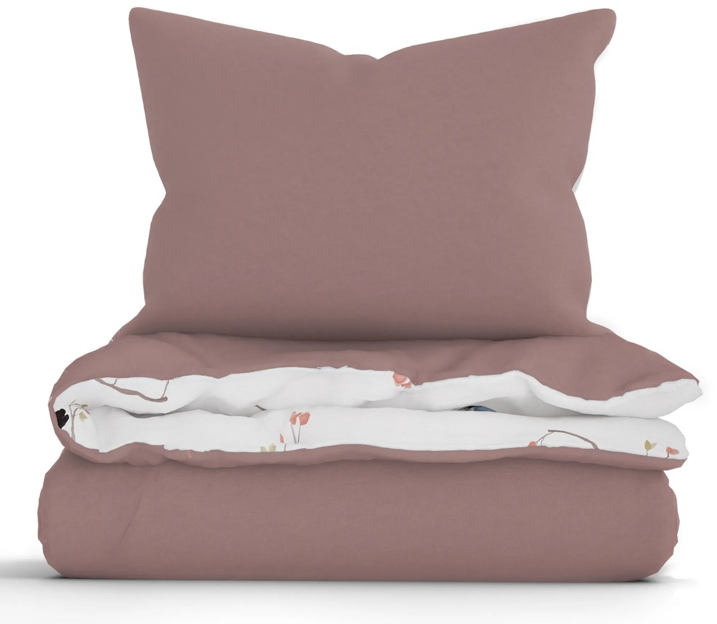 Bavlnené obliečky Renforcé - Vtáčiky