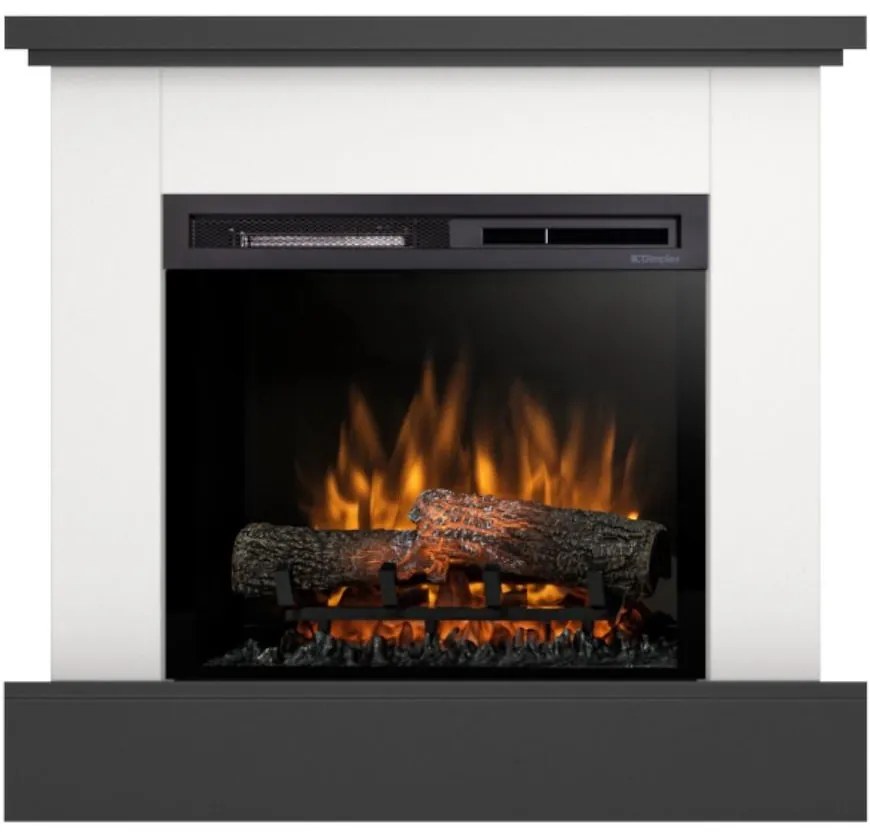 Elektrický krb Jukon 23 biely/čierny
