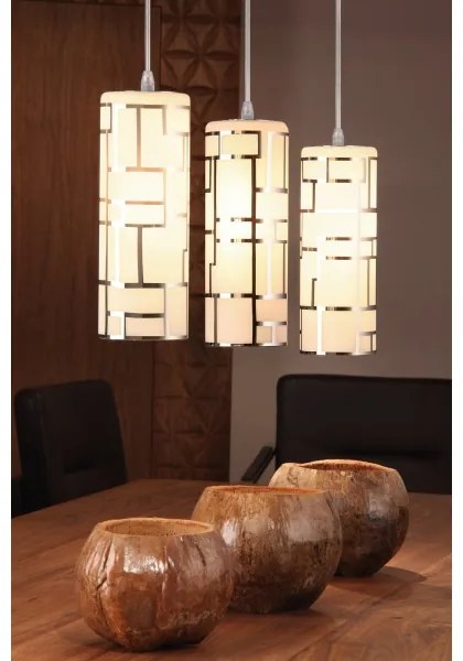 Eglo 92563 - Luster na lanku BAYMAN 3xE27/60W/230V