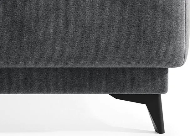 Postel Kalla 140x200 cm, tmavo šedá látka