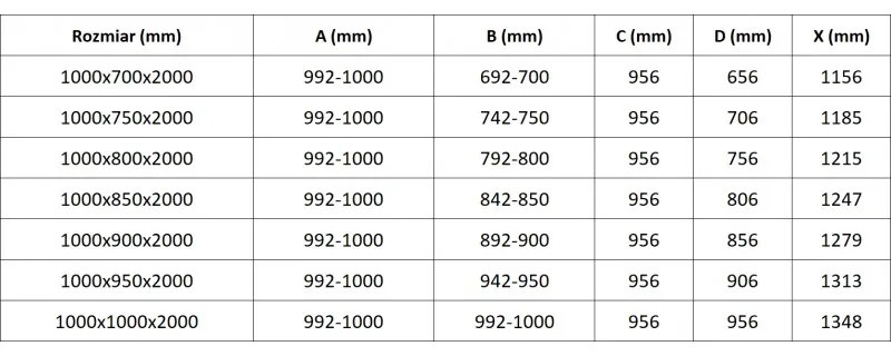 Mexen Lunar-B Duo, výklopný sprchový kút 100 x 100 cm, 8mm číre sklo, zlatý matný profil, 832-100L-100P-55-00