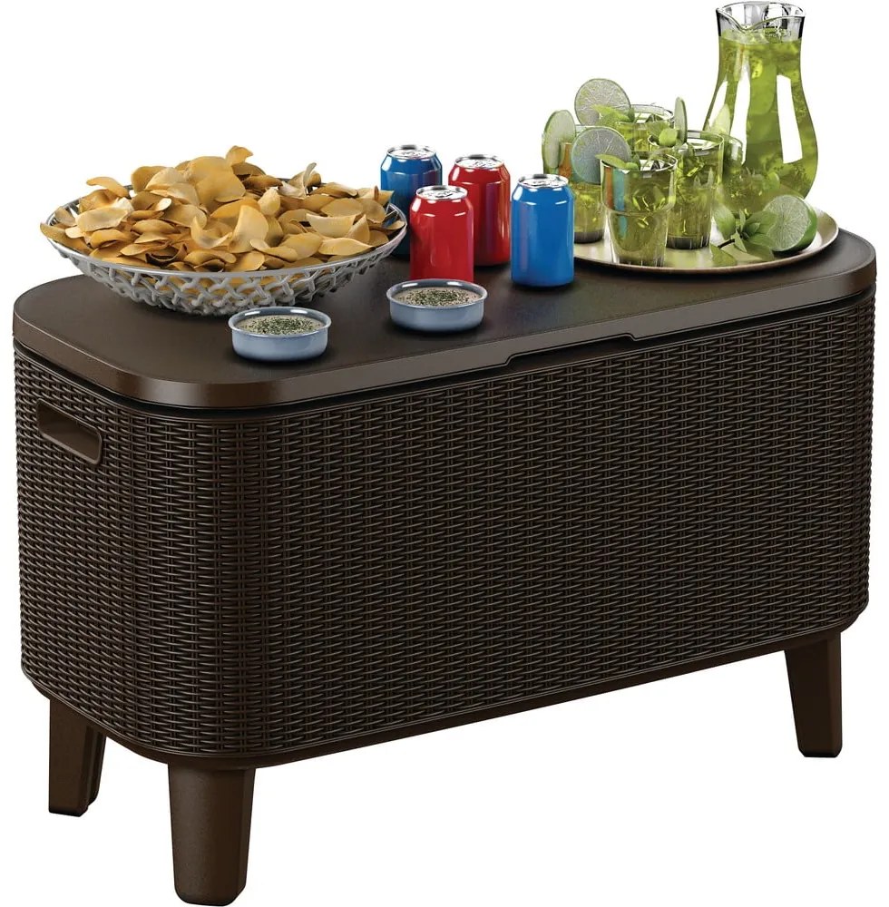Záhradný stolík so zásobníkom na ľad 83.5x40.5 cm Bevy – Keter