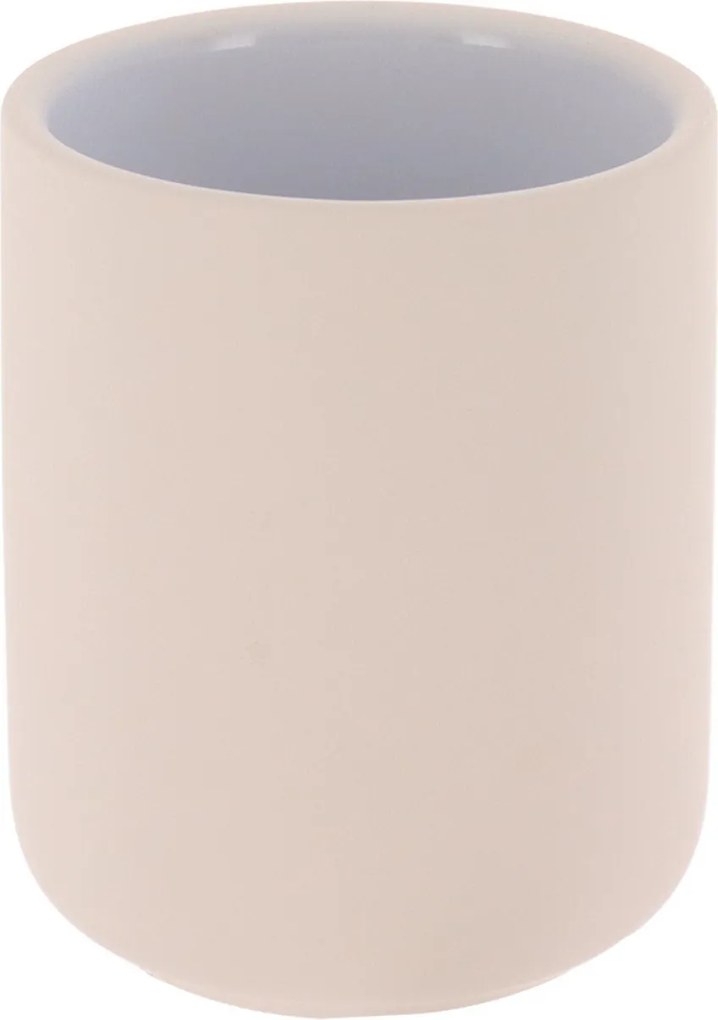 Sada kúpeľňových doplnkov Niva, béžová/s čiernymi prvkami