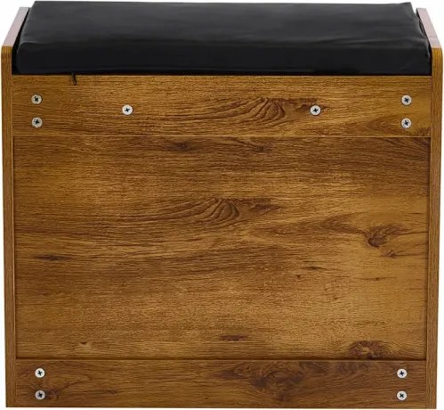 Botník so sedením HARMONY tmavý dub