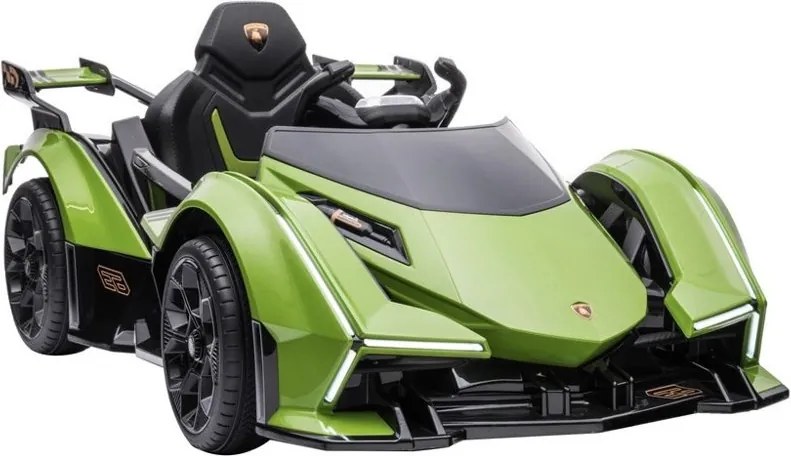 LEAN CARS Elektrické autíčko Lamborghini GT HL528 LED svetlá MP3 zelené