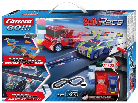 Pretekárska dráha Carrera Go 20062529 Build'n Race 3,6m