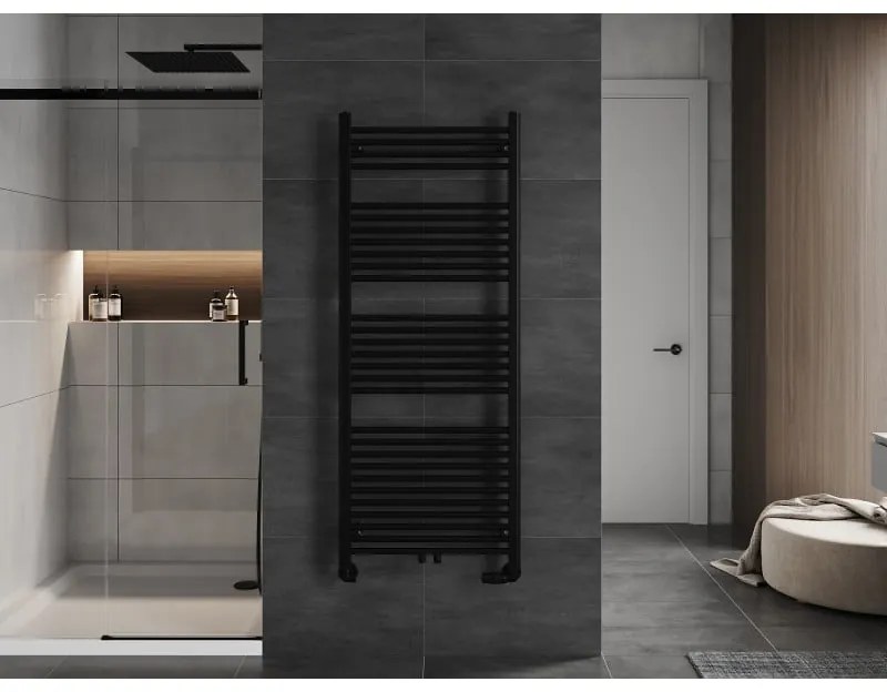 Mexen Mars, vykurovacie teleso 1500 x 600 mm, 729 W, čierna, W110-1500-600-00-70