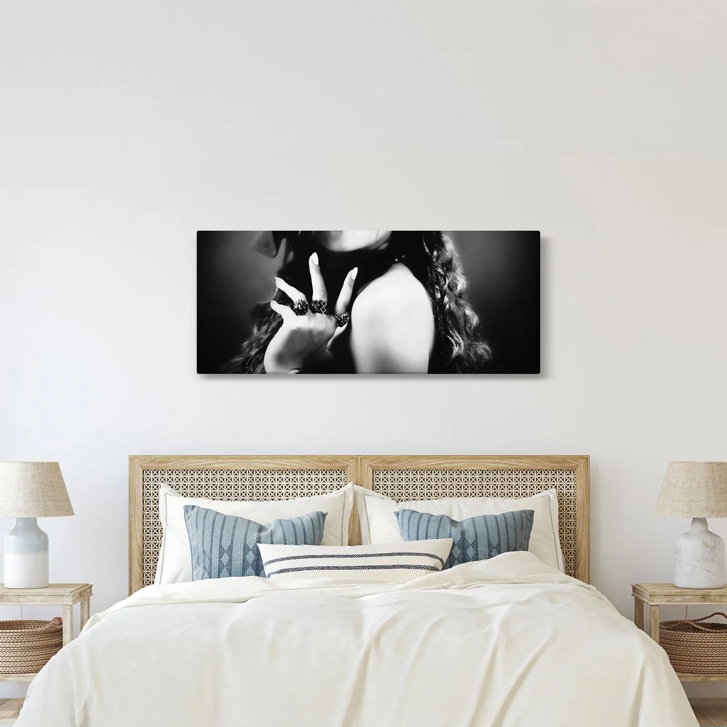 Obraz - Nádherná žena (120x50 cm)