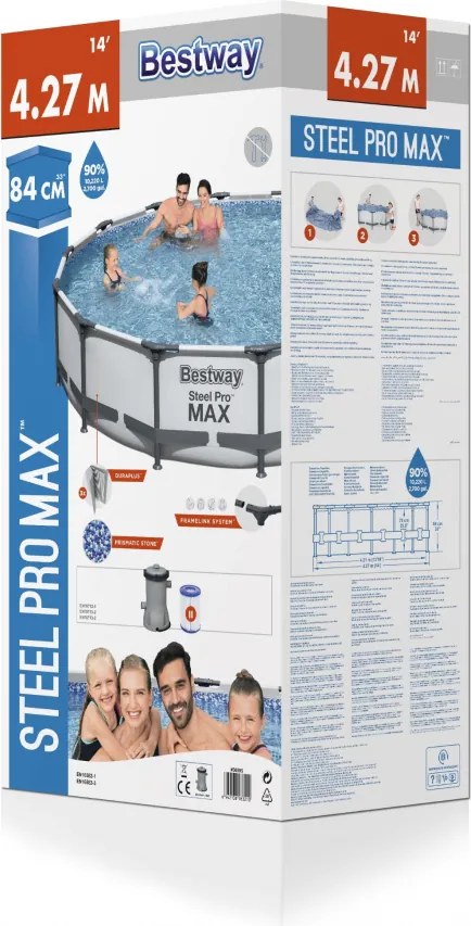 Bazén 427x84 cm Steel Pro Max Bestway - 56595