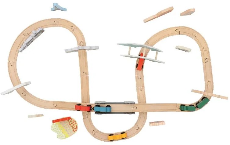 lupilu®  Železničná súprava (cesta po Európe)  (100395164)