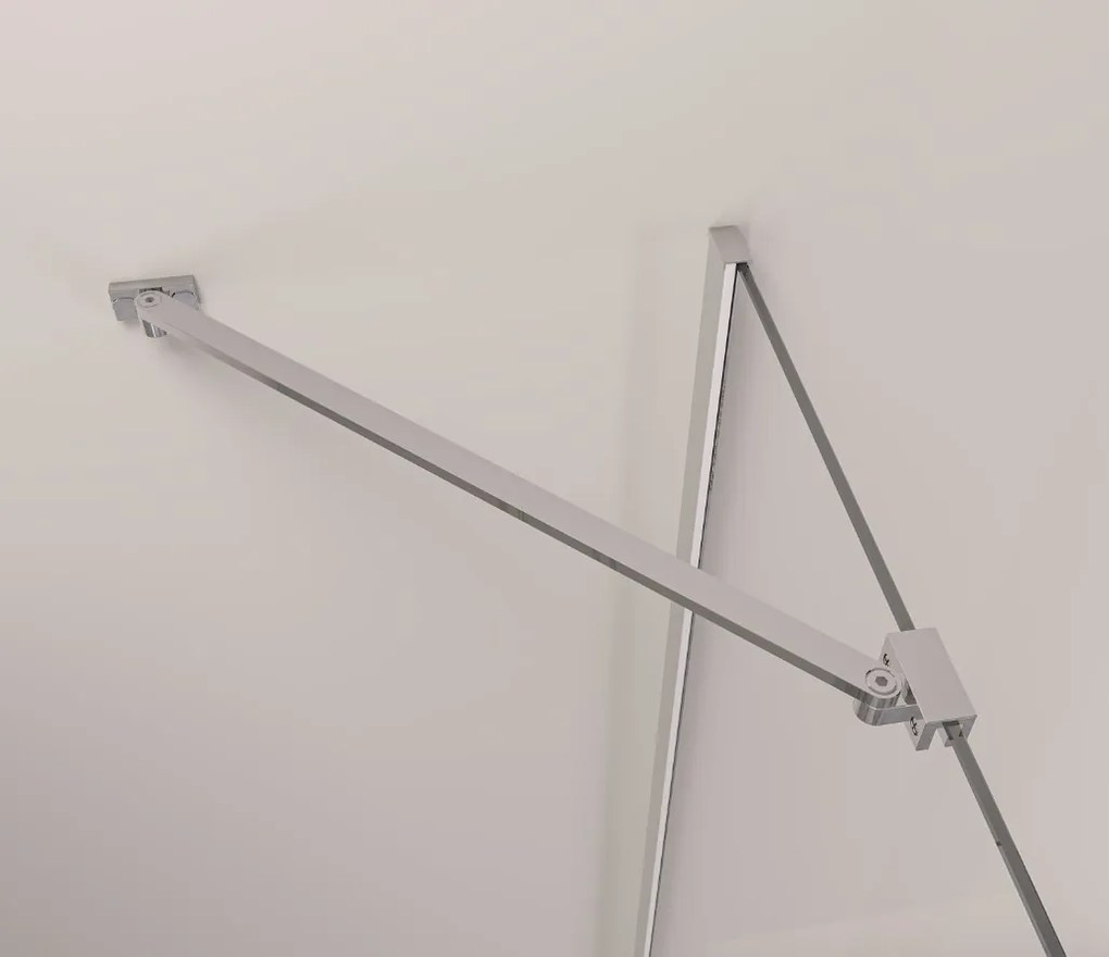 Erga Bern Double, sprchový kút s 2-krídlovými dverami 90(dvere) x 100(dvere) x 195 cm, 6mm číre sklo, chrómový profil, ERG-V02-BERN-D090D100-CL-CR