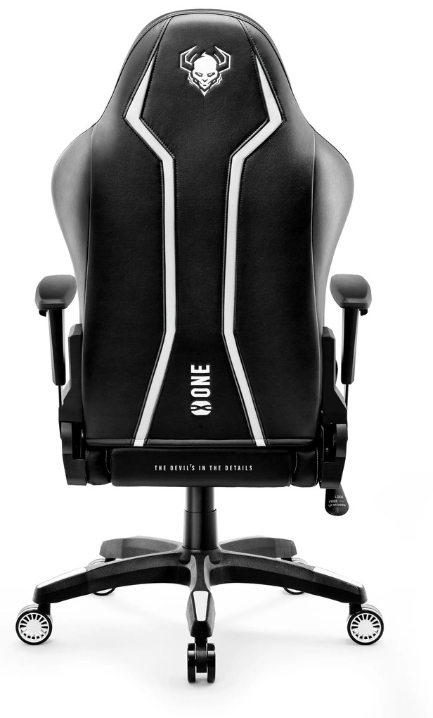 Herné kreslo Diablo X-One 2.0 King Size: čierno-bielý Diablochairs