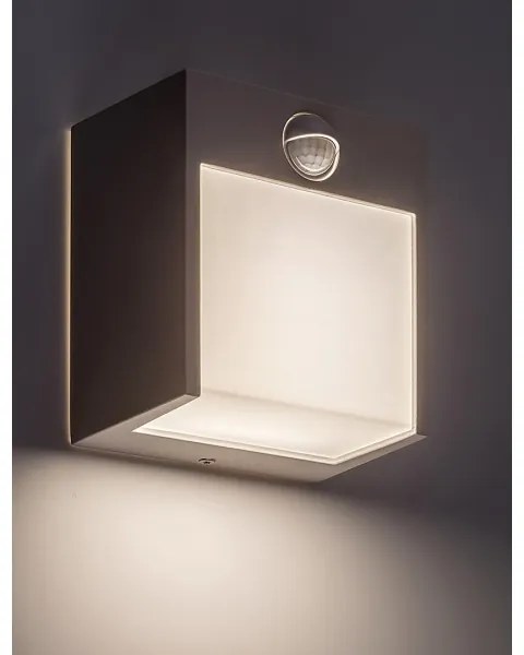 Rabalux 7479-LED Vonkajšie nástenné svietidlo so senzorom BALIMO LED/12W/230V IP44
