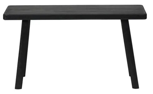 Dřevěná lavice /stolička House Doctor NADI 81cm černá