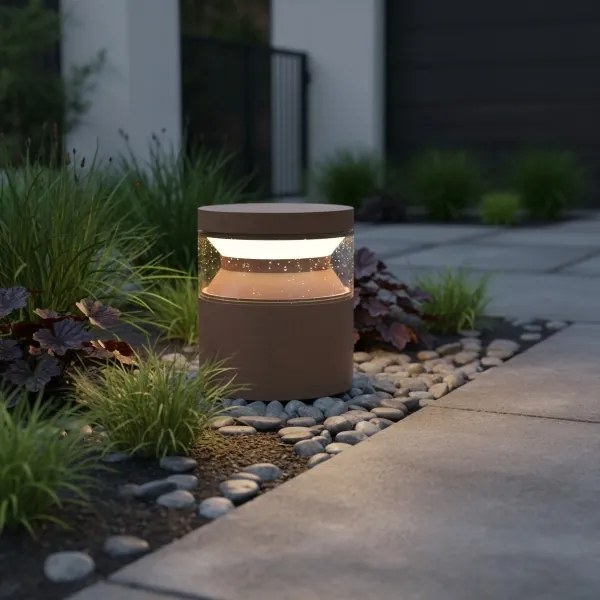 Ideal Lux - LED Vonkajšia lampa BOEING LED/14W/230V 15 cm IP65 hnedá