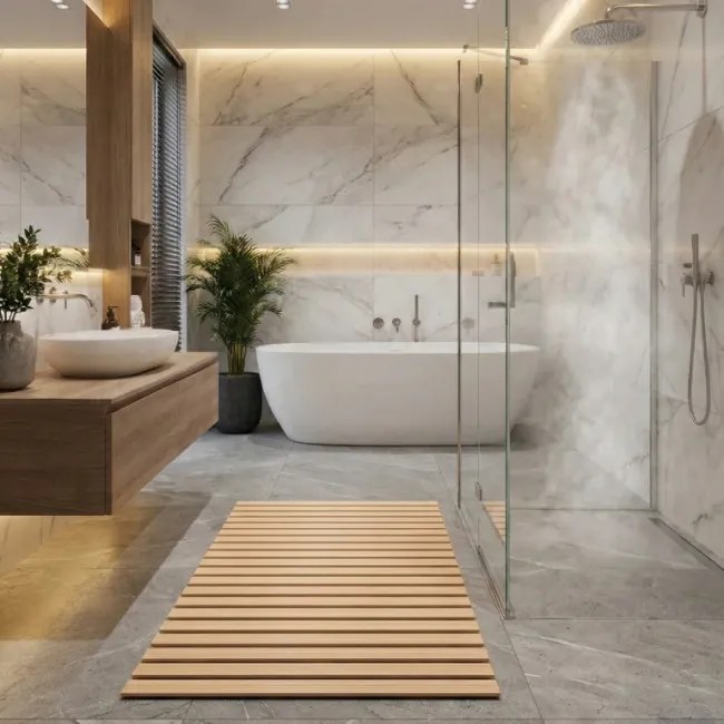 Kúpeľňová predložka XL béžová