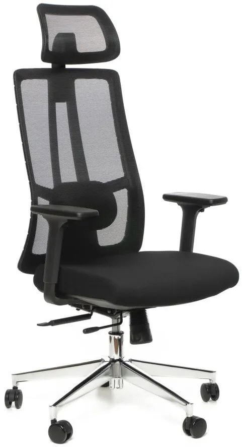 SEGO Kancelárska stolička STRETCH čalúnenie BASIC čierna