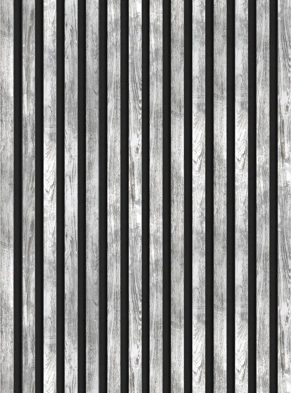 Mexen Lam-F stĺpové akustické lamely 275 x 31,5 cm, filc 6 mm, Biely Dub - S105-275317-2812-064