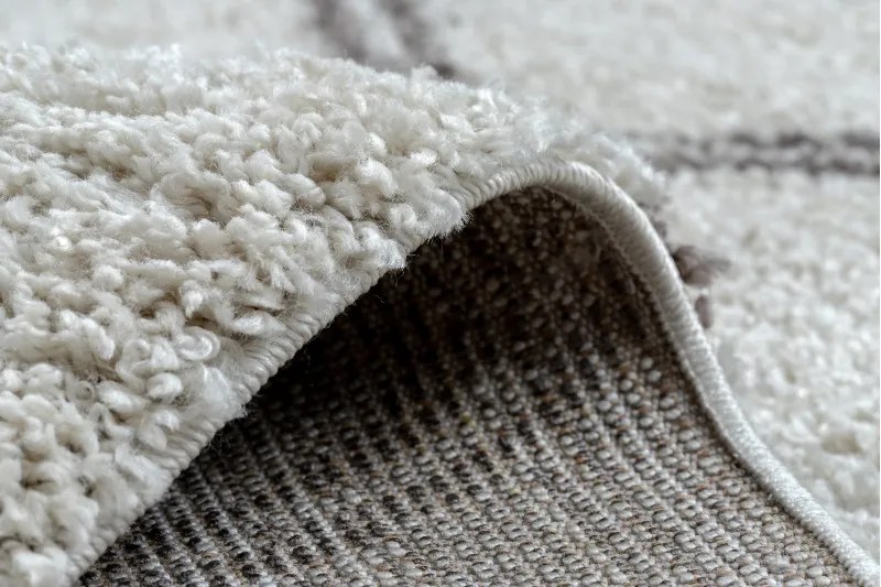 Dywany Łuszczów, Kusový koberec Berber Asila B5970 cream and brown, 160x220, béžová, obývacia izba