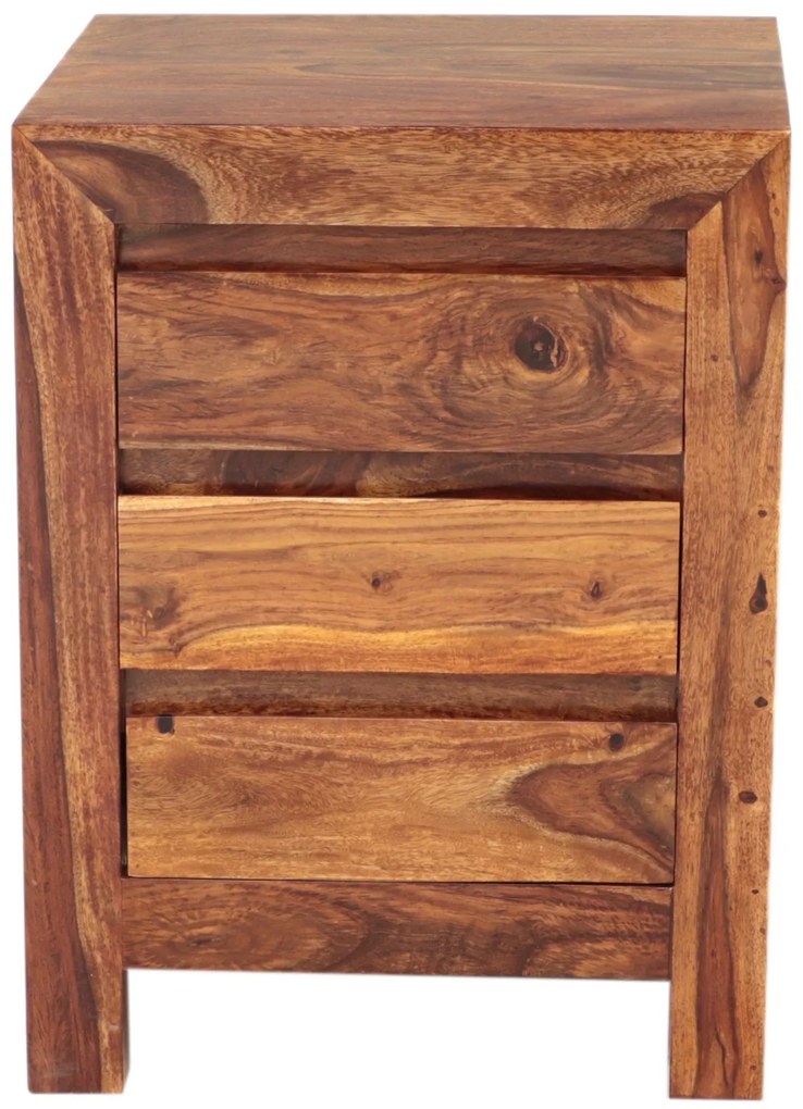 furniture-nabytek.cz - Drevený nočný stolík z masívu palisander 45x60x40