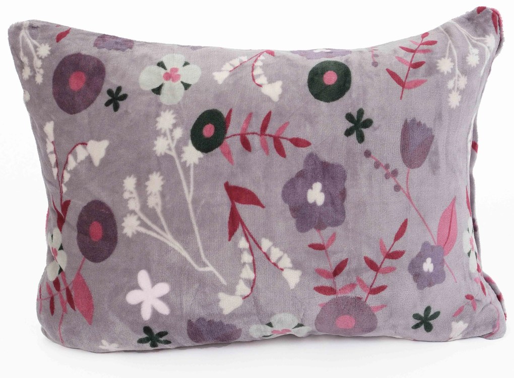 Obliečka na vankúš mikroplyš Exclusive 50 × 70 cm - Dora sivá