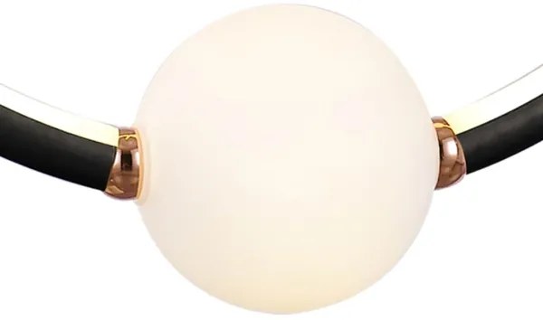 Klausen 142039 - LED Stmievateľný luster na lanku LIV LED/50W/230V čierna + DO