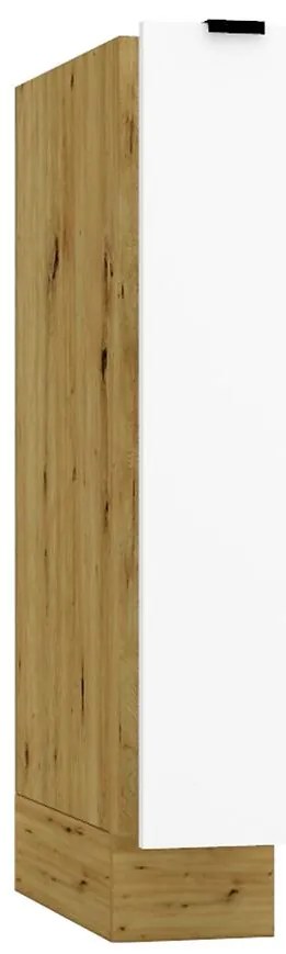 Kuchynská skrinka Cosmo Gianna D15 Cargo+Kosz Biela Aljaška/Dub Artisan