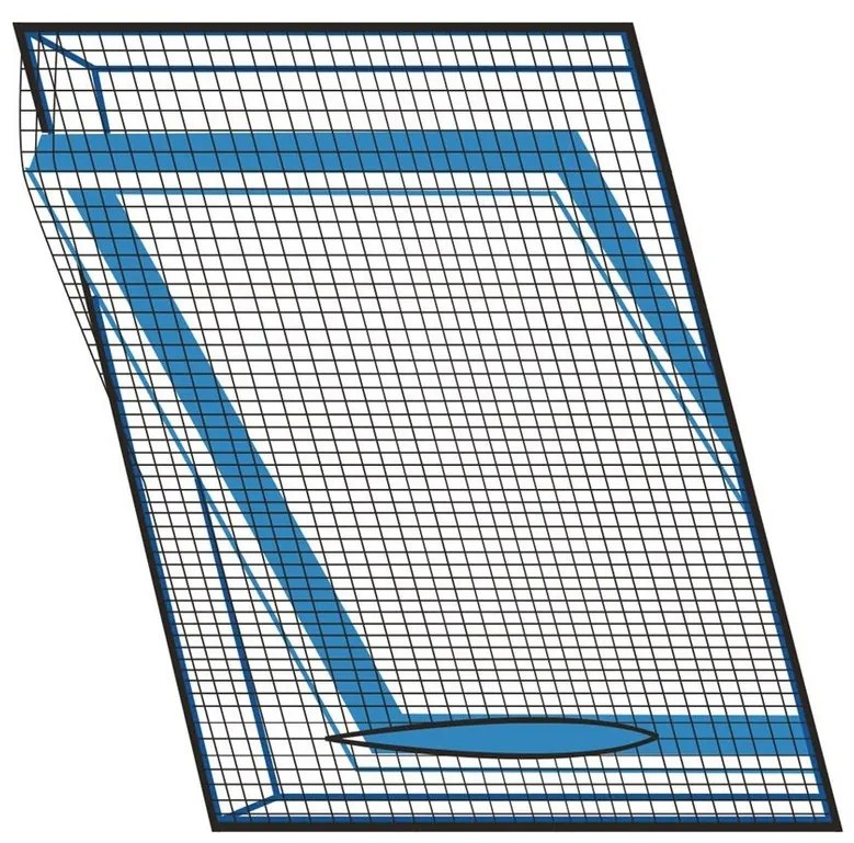 Orion Sieť na strešné okno proti hmyzu čierna,120 x 140 cm