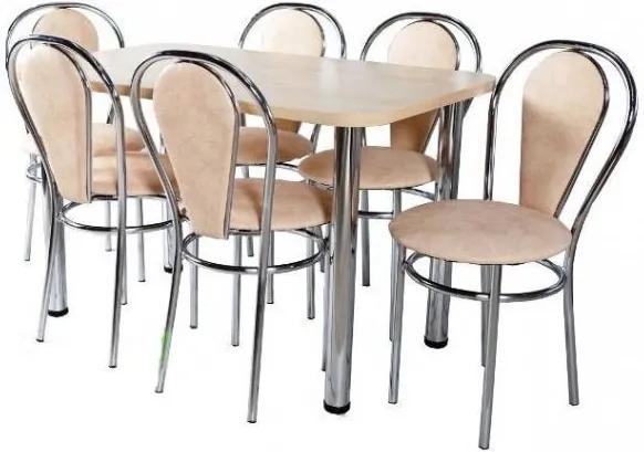Stôl a stoličky pre 6 osôb Esite