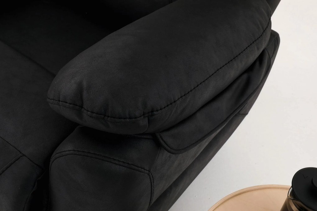 Polohovateľné kreslo Comforto M (čierna). Akcia -18%. Vlastná spoľahlivá doprava až k Vám domov. 1145375