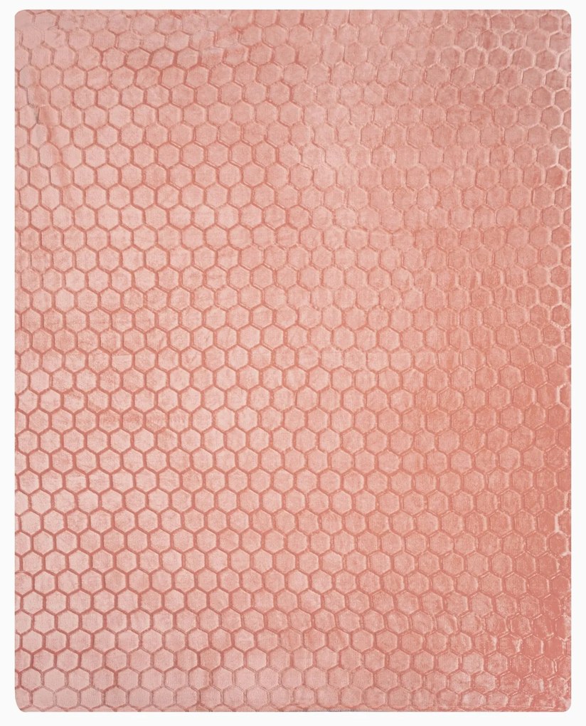 EUROFIRANY FLANELOVÁ DEKA ZOE2 150X200 CM PUDROVÁ
