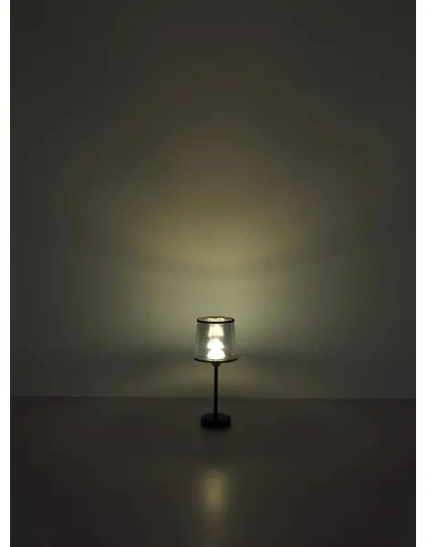 Globo 21008S - LED Stmiev. stolná lampa LUNKI LED/2,5W/3,7V 2700/4000/6500K čierna