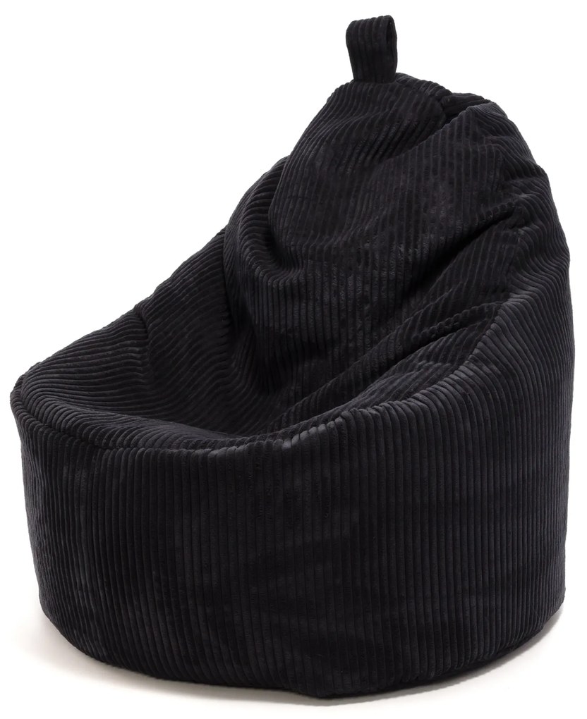 Manšestrové kreslo Yoko Velvet – 180 l – 75 × 70 cm Farba: SZ19 - čierna