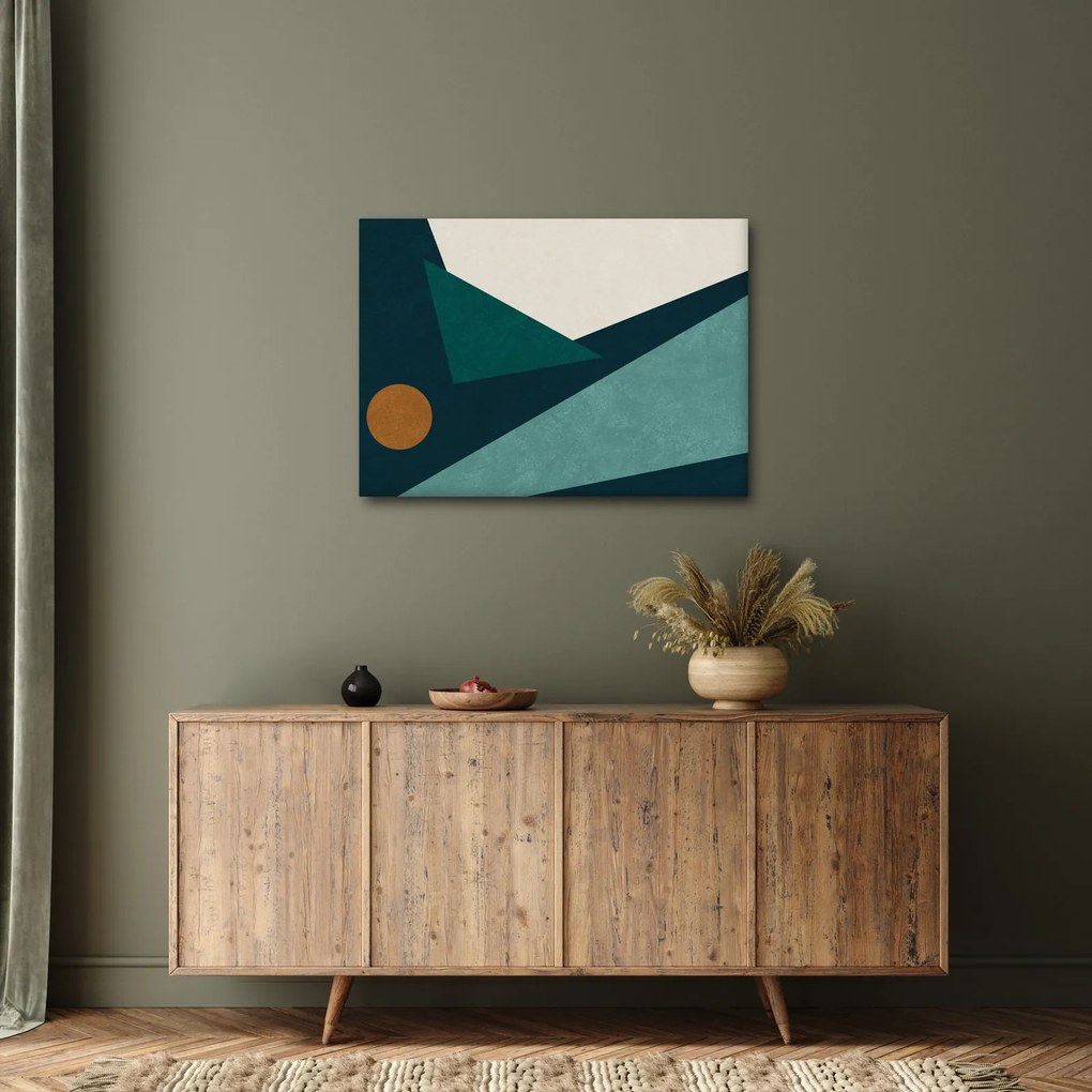 Obraz - Kubistická abstrakcia (70x50 cm)