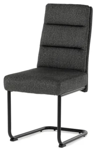 Jedálenská stolička Autronic 47x94 cm sivá látka DCL-P3107 GREY2