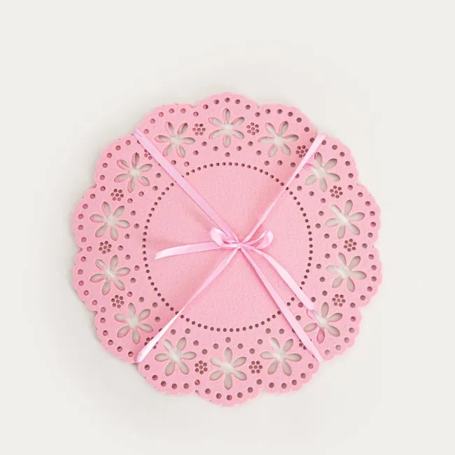 Podložka pod tanier TANDA ružová 766466 (2 ks)