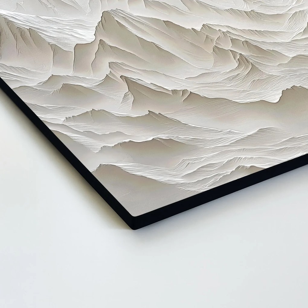 DUBLEZ | Biely obraz - Minimalistické hory