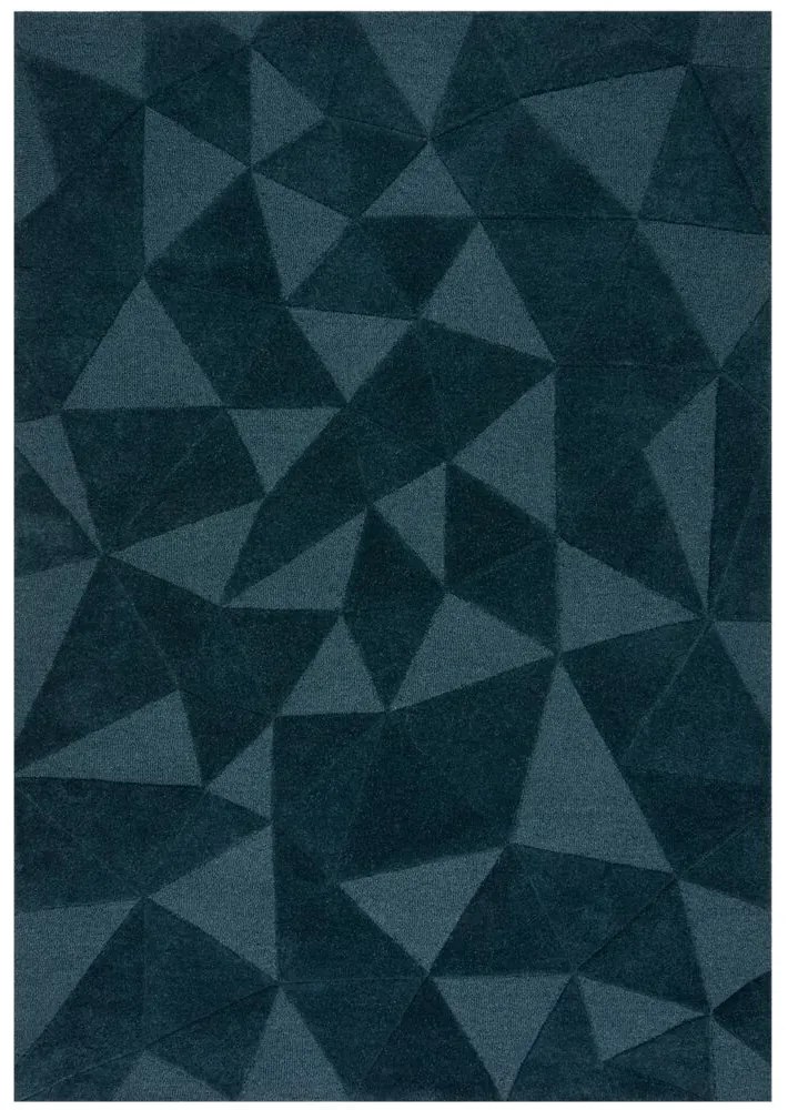 Flair Rugs, Kusový koberec Moderno Shard Teal, 200x290, modrá, chodba / predsieň