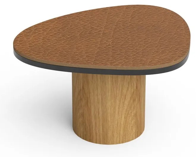 Koňakovohnedý nástenný oceľový háčik Dot S Bull – LIND DNA