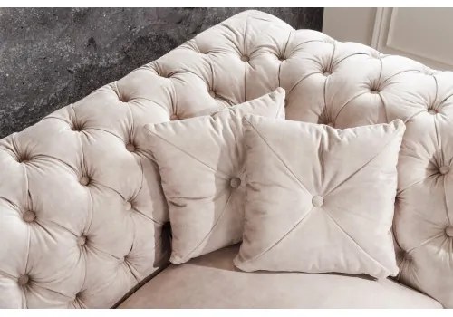 Sedacia súprava 42662 225cm Paris - Zamat Champagner  - Komfort-nábytok