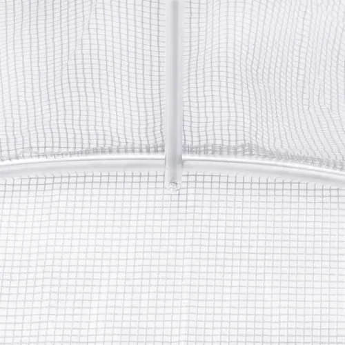 vidaXL Skleník s oceľovými základmi 4,5 m² 300x150x200 cm-