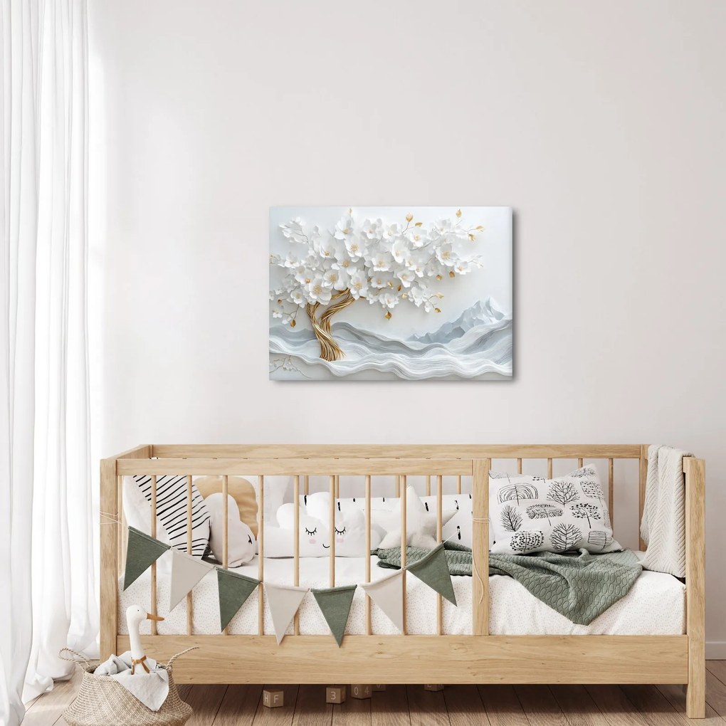 Obraz – 3D elegantný strom života (70x50 cm)