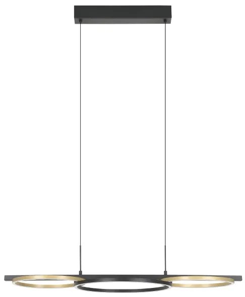 Eglo 390087-LED Stmievateľný luster na lanku LANACERA 2xLED/12,5W/230V + LED/15,5W